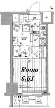 メイクスデザイン池袋 405 間取り図