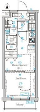 マインド東十条 103 間取り図