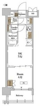 ＲＪＲプレシア蒲田 312 間取り図