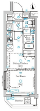 マインド東十条 104 間取り図