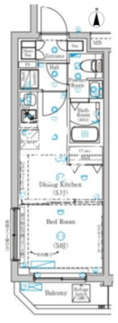 マインド東十条 304 間取り図