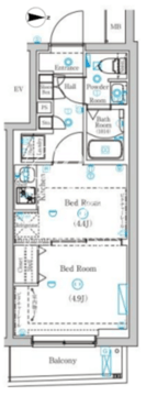 マインド東十条 307 間取り図