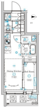 マインド東十条 401 間取り図