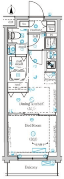マインド東十条 403 間取り図