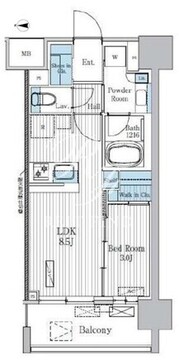 テラ蚕糸の森 403 間取り図