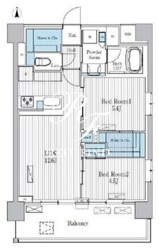 テラ蚕糸の森 810 間取り図