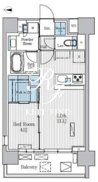 テラ蚕糸の森 701 間取り図
