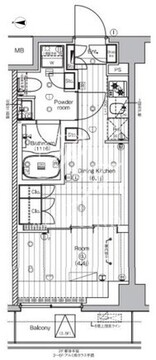 プレミアムキューブ王子神谷 606 間取り図