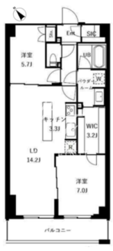 ザ・ケンジントン・レジデンスときわ台 107 間取り図