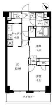 ザ・ケンジントン・レジデンスときわ台 402 間取り図