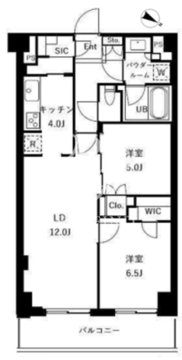 ザ・ケンジントン・レジデンスときわ台 517 間取り図