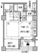 東雲キャナルコートCODAN 15-703 間取り図