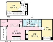 クールブラン八幡山 104 間取り図 ?>