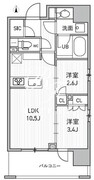 シーズンフラッツ新御徒町イースト 301 間取り図 ?>