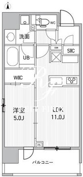 シーズンフラッツ新御徒町イースト 603 間取り図