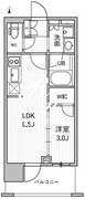シーズンフラッツ新御徒町イースト 802 間取り図 ?>