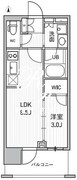 シーズンフラッツ新御徒町イースト 1002 間取り図 ?>