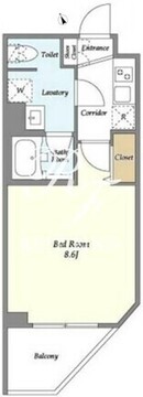 エストゥルース馬込 210 間取り図