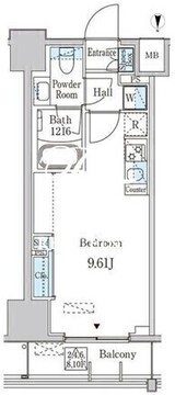 JP noie 西蒲田 904 間取り図