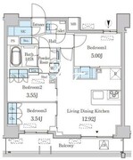 JP noie 西蒲田 1402 間取り図