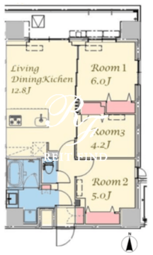 スプランディッド上野ノース 1501 間取り図