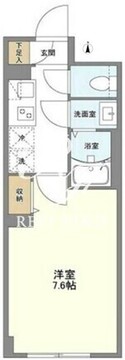 ウェルスクエア学芸大学2 202 間取り図