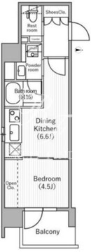 nido元浅草 302 間取り図