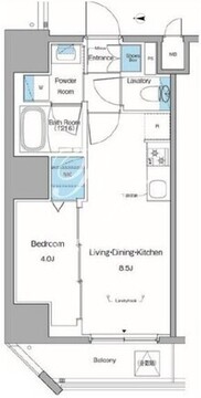 ルフォンリヴェント池袋 1302 間取り図