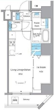 ルフォンリヴェント池袋 701 間取り図