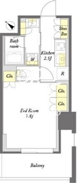 プライムメゾン板橋 1209 間取り図