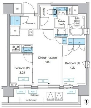 プレディアコート三軒茶屋 603 間取り図