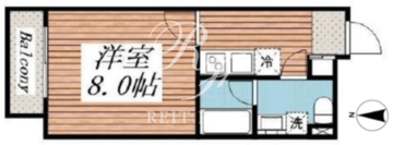 LUCENT COURT 代々木上原 303 間取り図