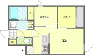 モノリス錦糸町 101 間取り図