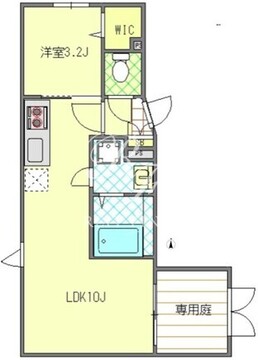 モノリス錦糸町 102 間取り図