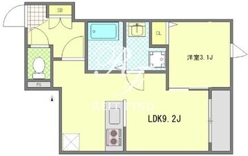 モノリス錦糸町 403 間取り図