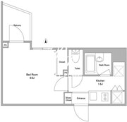 KDXレジデンス早稲田鶴巻 1001 間取り図