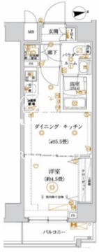 ガリシア亀戸水神 303 間取り図