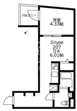 ユーレジデンス武蔵小山 105 間取り図