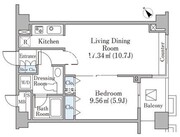 代官山ハイツ 502 間取り図