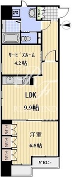 グランカーサ浅草 606 間取り図