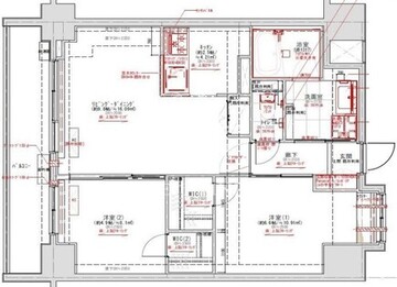 ドゥーエ東十条 303 間取り図