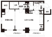 レジディア白金高輪 901 間取り図