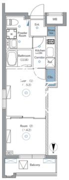 シーフォルムネクスト池袋ウエスト 501 間取り図
