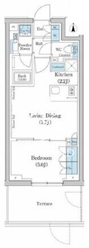 スタイリオ池上サウス 203 間取り図