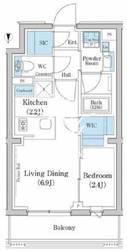 スタイリオ池上サウス 210 間取り図