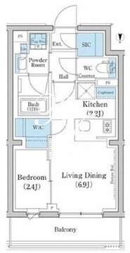 スタイリオ池上サウス 211 間取り図