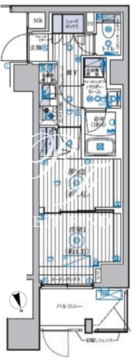 マキシヴクロス高島平ミライズ 204 間取り図