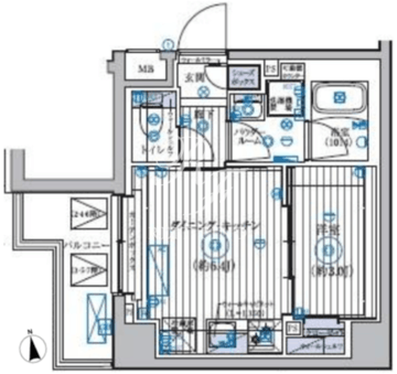 マキシヴクロス高島平ミライズ 305 間取り図