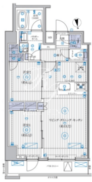 マキシヴクロス高島平ミライズ 801 間取り図