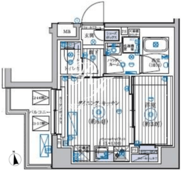 マキシヴクロス高島平ミライズ 404 間取り図